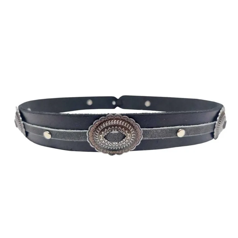 Outlaw | Cowhide Leather Cowboy Hat Band sold by American Hat Makers