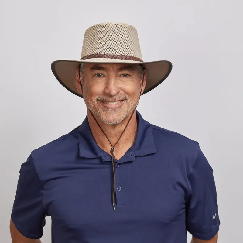 Soaker | Mens Breathable Wide Brim Sun Hat sold by American Hat Makers