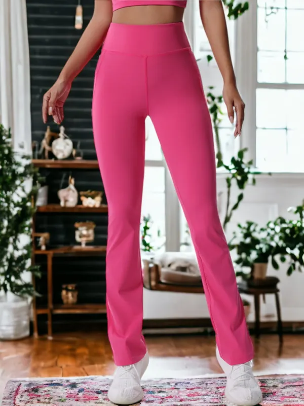 Drapey Wide-Leg High-Waisted Yoga Pants sold by Anna-Kaci