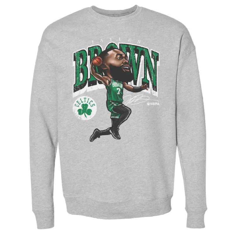 Jaylen Brown Boston Celtics Cartoon WHT sold by 500 Level