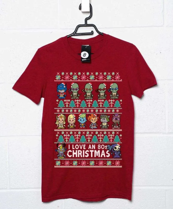 80s Cartoon Christmas T-Shirt sold by 8Ball