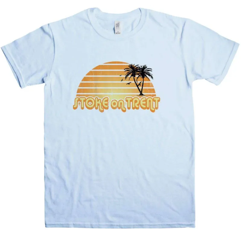 City Sunset Stoke On Trent T-Shirt sold by 8Ball