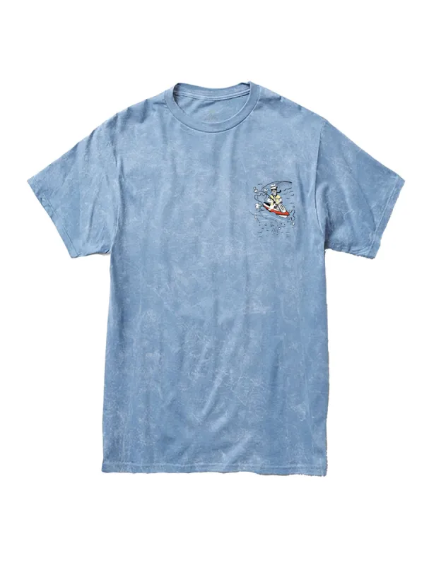 WHITE LOBSTER - ACID WASH PRIMO GRAPHIC TEE sold by Baja Llama