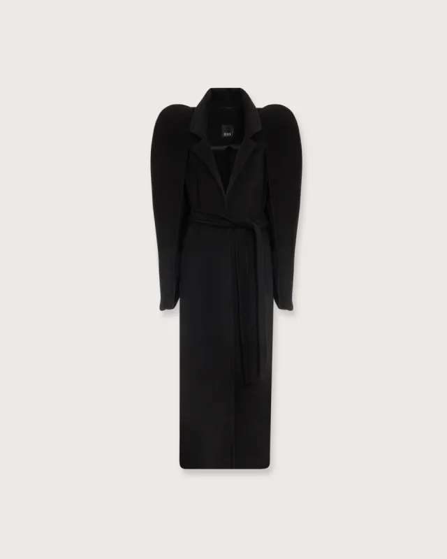 'BLACK WINGS' COAT sold by Bevza