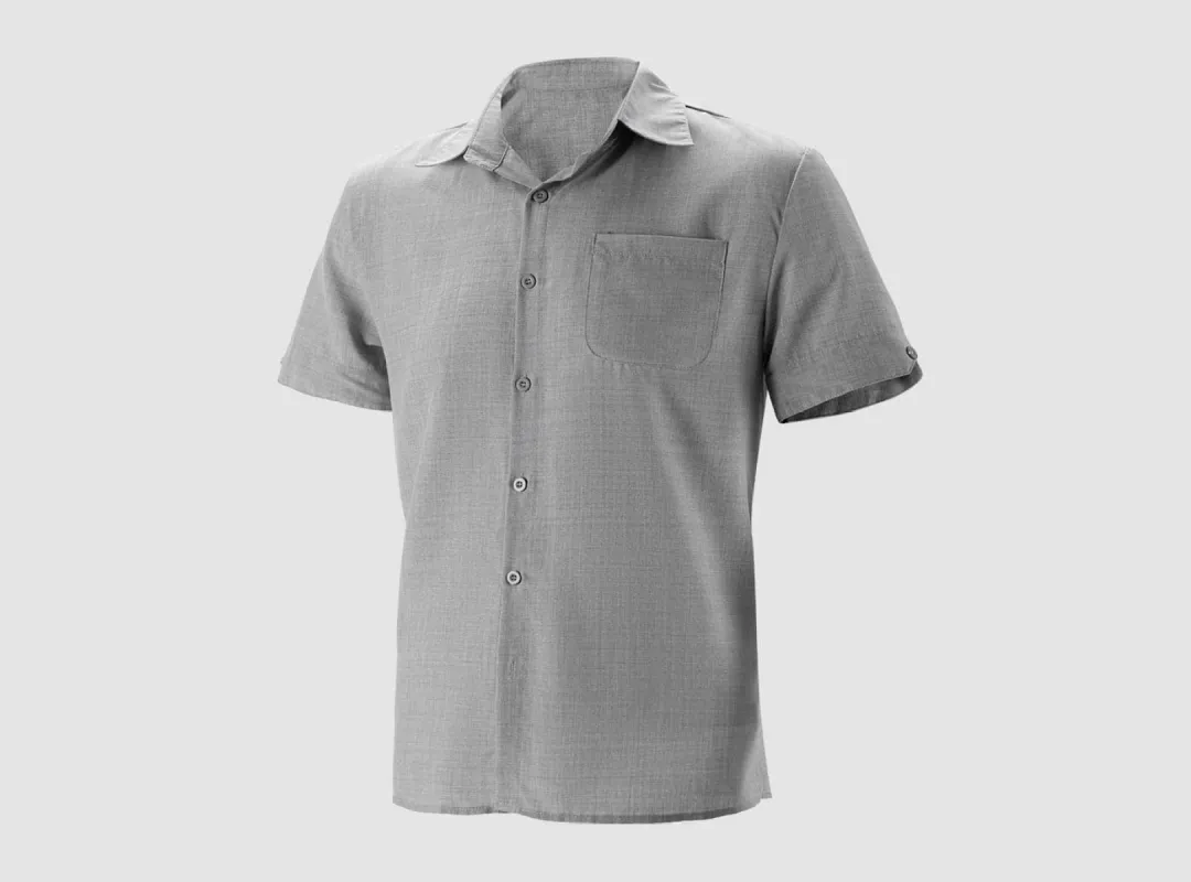 FitVille Men's Lightweight Linen Short Sleeve Shirt sold by FitVille