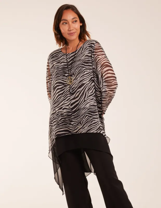 2 In 1 Woven Top sold by Blue Vanilla