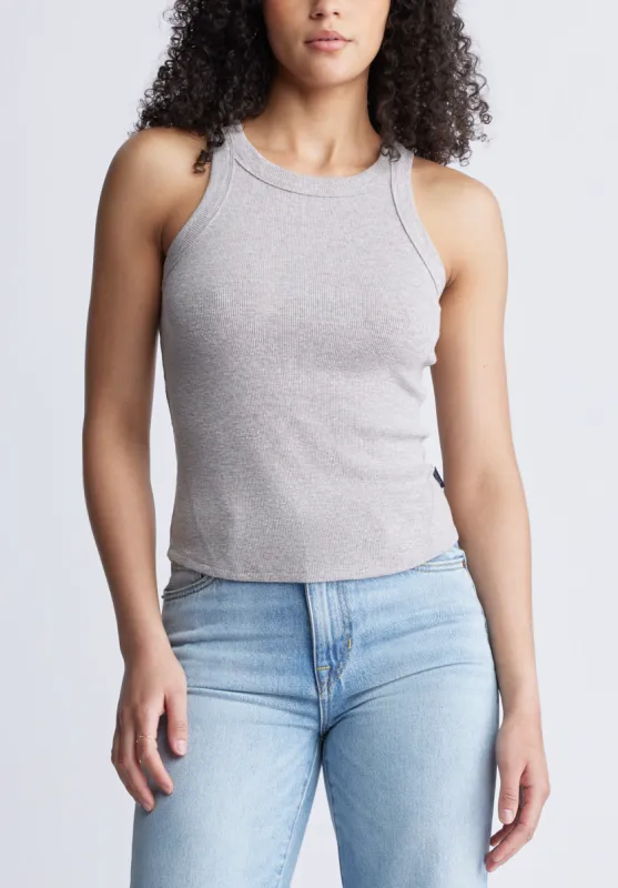 Regine Women's Ribbed Tank Top, Heather Grey - KT0141S sold by Buffalo Jeans