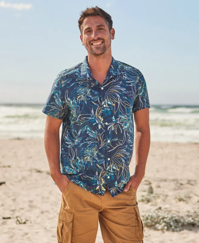 Will Mens Printed Shirt - Navy sold by Animal