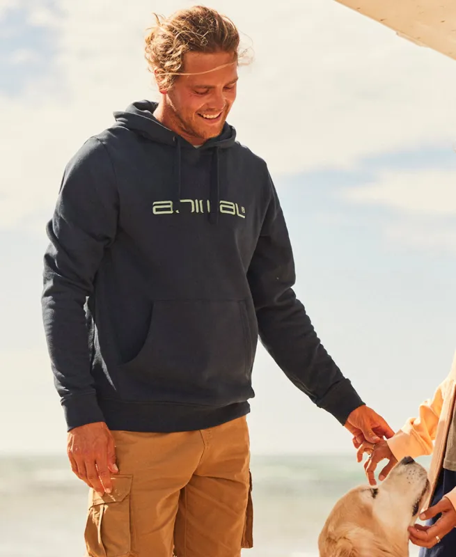 Driver Mens Logo Hoodie - Navy sold by Animal