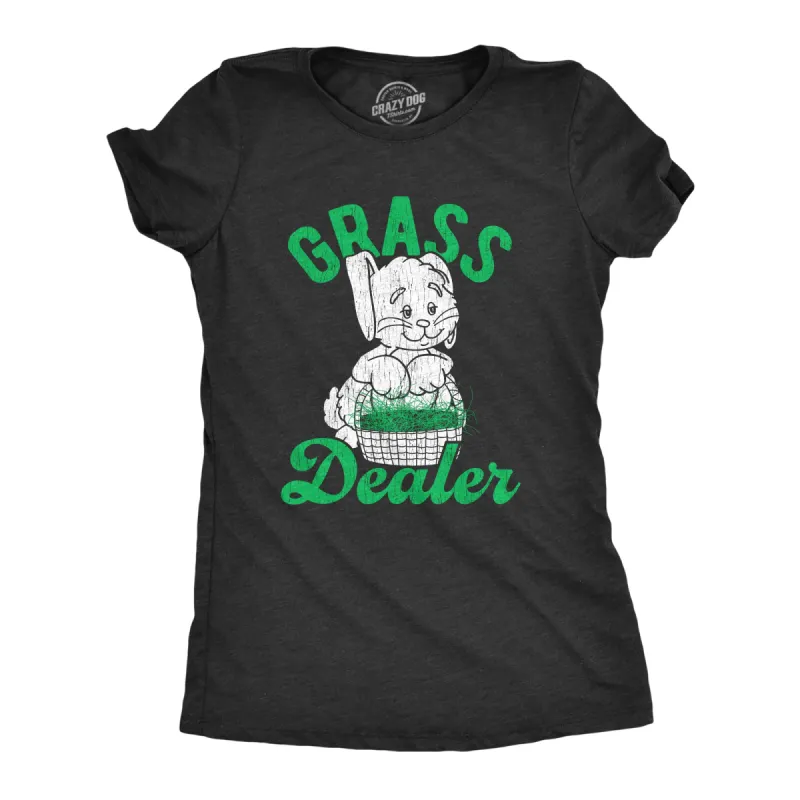 Grass Dealer Women's T Shirt sold by Crazy Dog T-Shirts