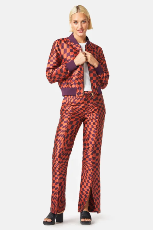 Warped Check Jacquard Pant sold by gorman