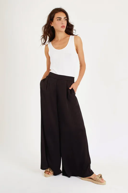 In Plain Sight Evie Trousers in Black sold by Traffic People