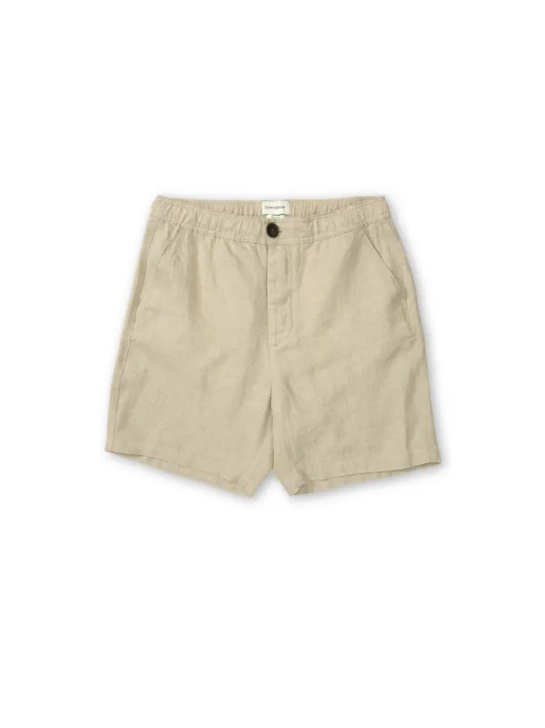 Osborne Drawstring Shorts Coney Sand sold by Oliver Spencer