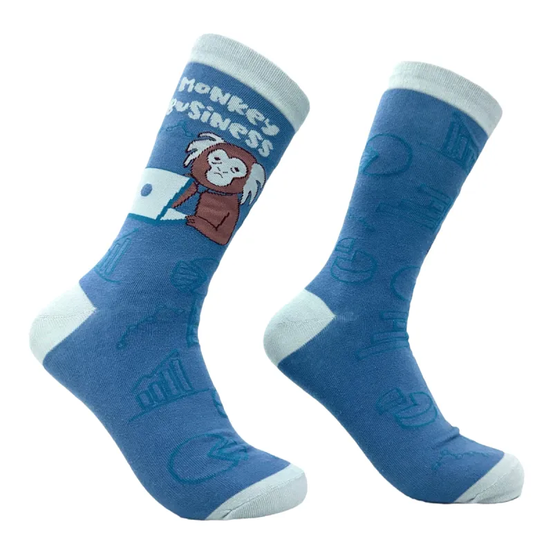 Men's Monkey Business Socks sold by Crazy Dog T-Shirts
