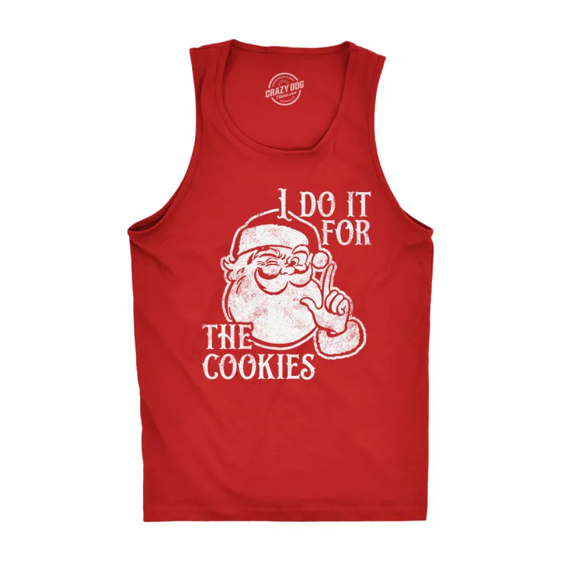 I Do It For The Cookies Men's Tank Top sold by Crazy Dog T-Shirts