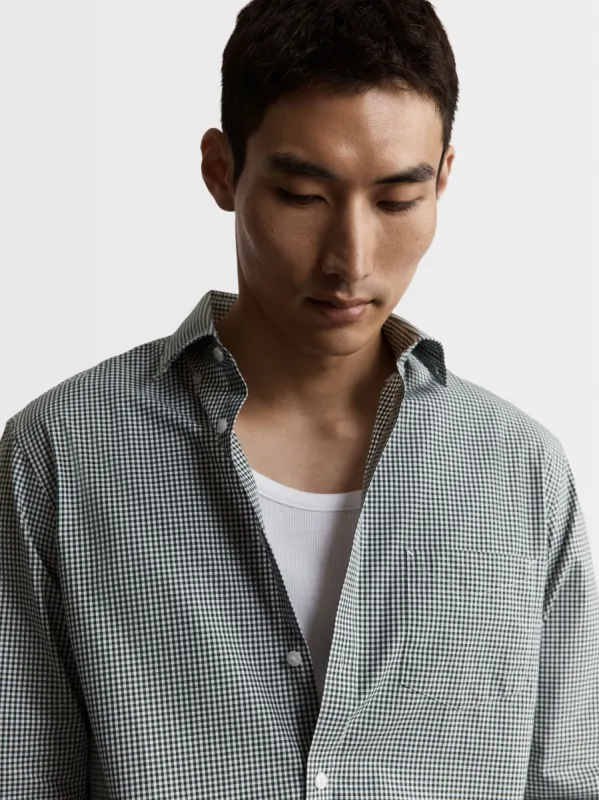 The Gingham Poplin Slim Fit Shirt sold by T.M.Lewin