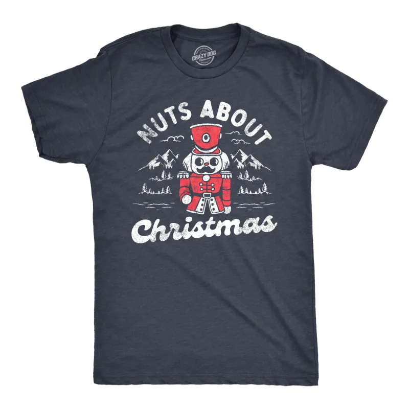 Nuts About Christmas Men's T Shirt sold by Crazy Dog T-Shirts