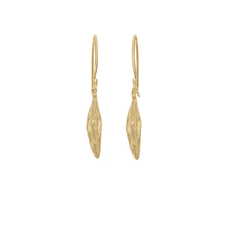 Mini Olive Leaf Earrings sold by Catherine Weitzman Jewelry