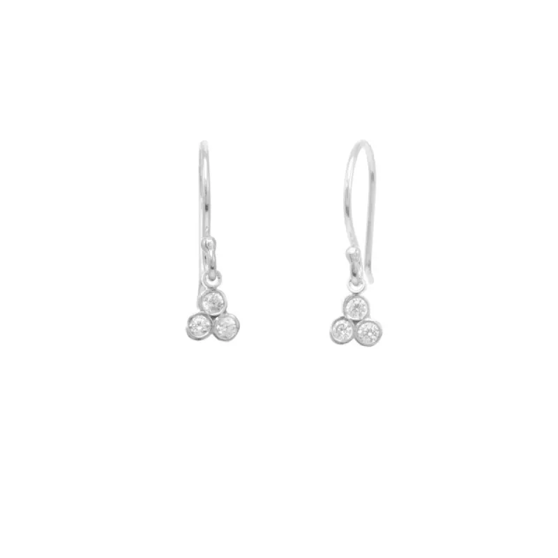 Seed Pod Solitaire Cluster Earrings sold by Catherine Weitzman Jewelry