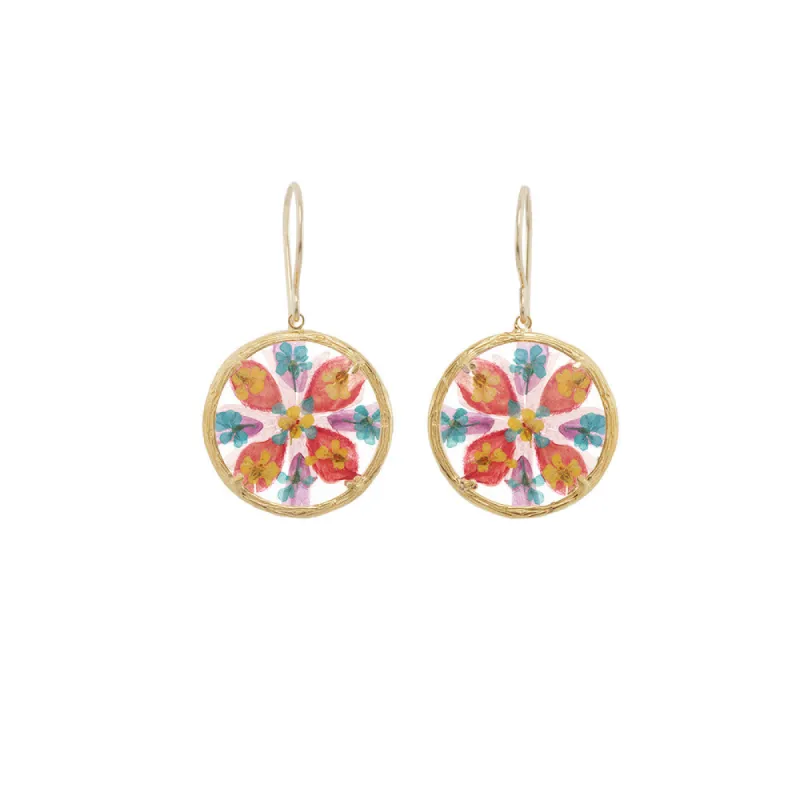 Small Mandala Earrings sold by Catherine Weitzman Jewelry