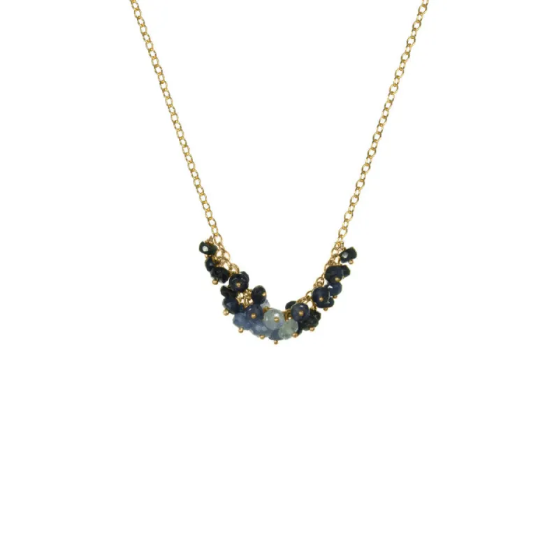 Horizontal Cluster Necklace sold by Catherine Weitzman Jewelry