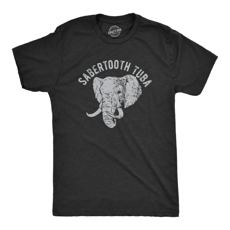 Sabertooth Tuba Men's T Shirt sold by Crazy Dog T-Shirts