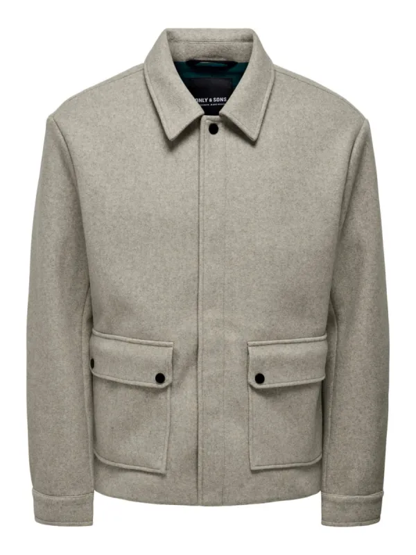Connor Jacket Silver Lining Beige sold by Burned Sports