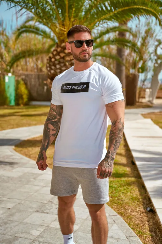 Buzz Physique Statement T-Shirt - White sold by Buzz Physique