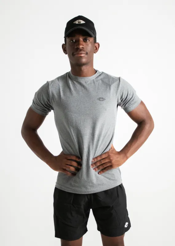 Optimum Performance T-Shirt - Light Grey sold by Buzz Physique