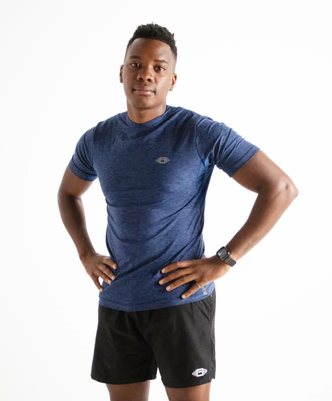 Optimum Performance T-Shirt - Dark Blue sold by Buzz Physique