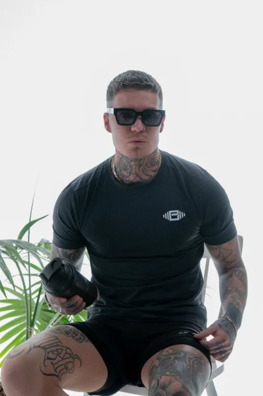 Buzz Physique Energy T-Shirt - Charcoal sold by Buzz Physique
