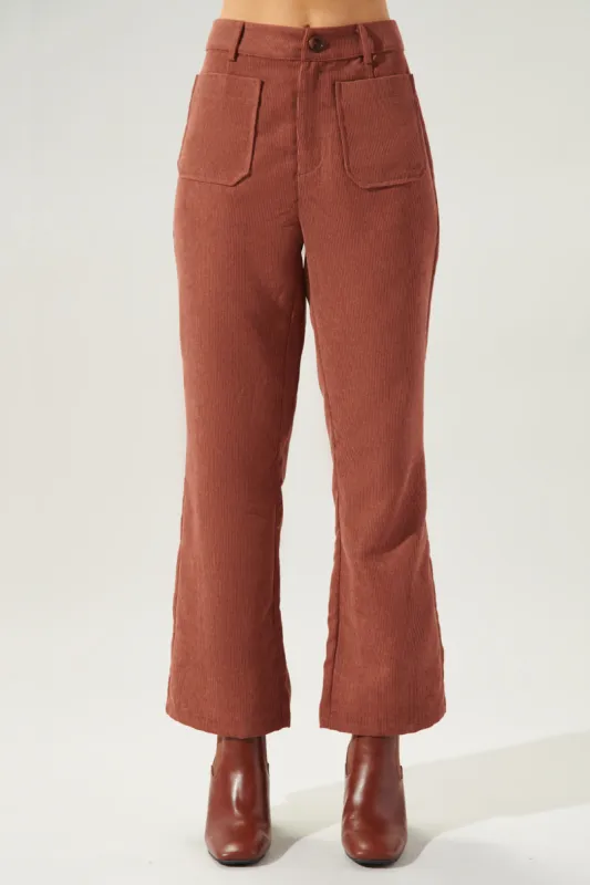 Hickory Wide Leg Corduroy Pants sold by Sugarlips