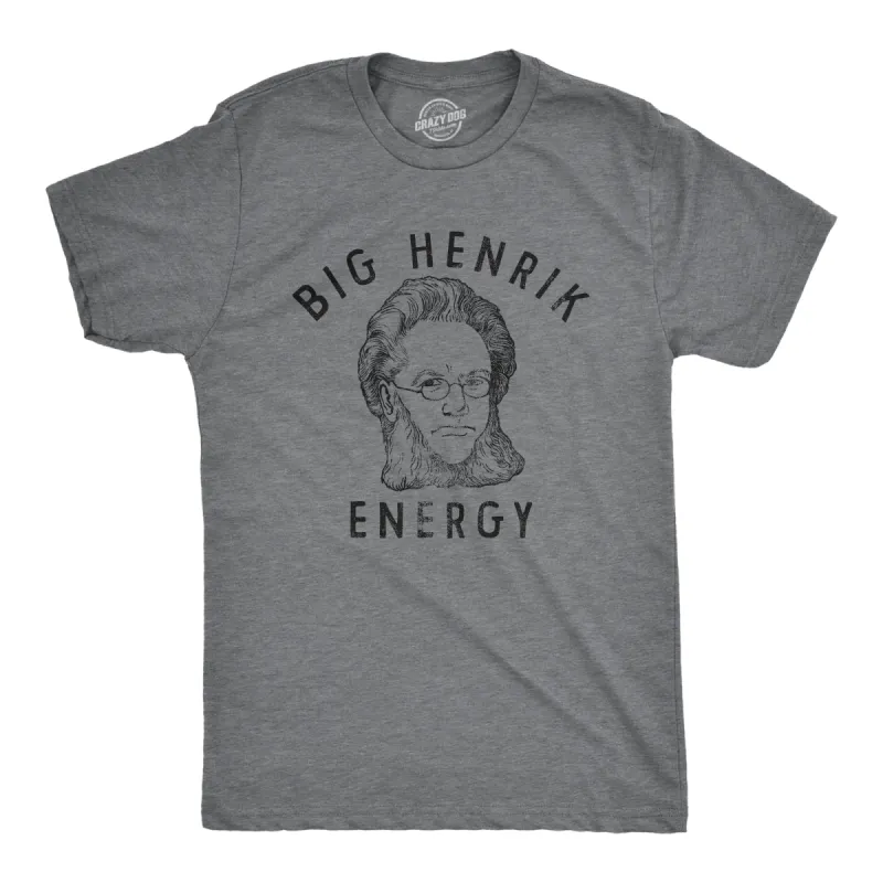 Big Henrik Energy Men's T Shirt sold by Crazy Dog T-Shirts