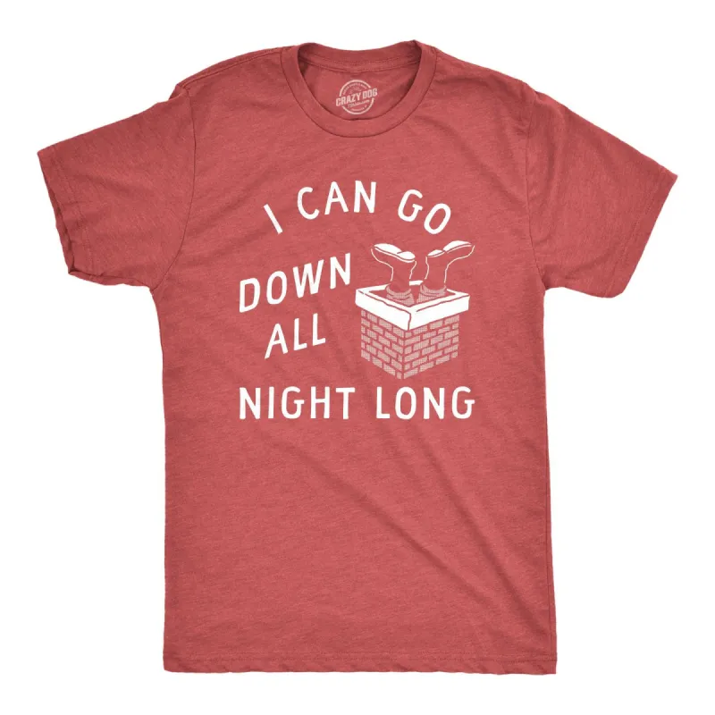 I Can Go Down All Night Long Men's T Shirt sold by Crazy Dog T-Shirts