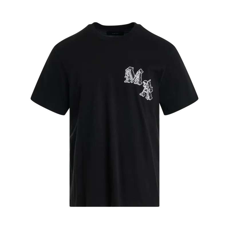 Amiri Angel T-Shirt in Black | Parallel