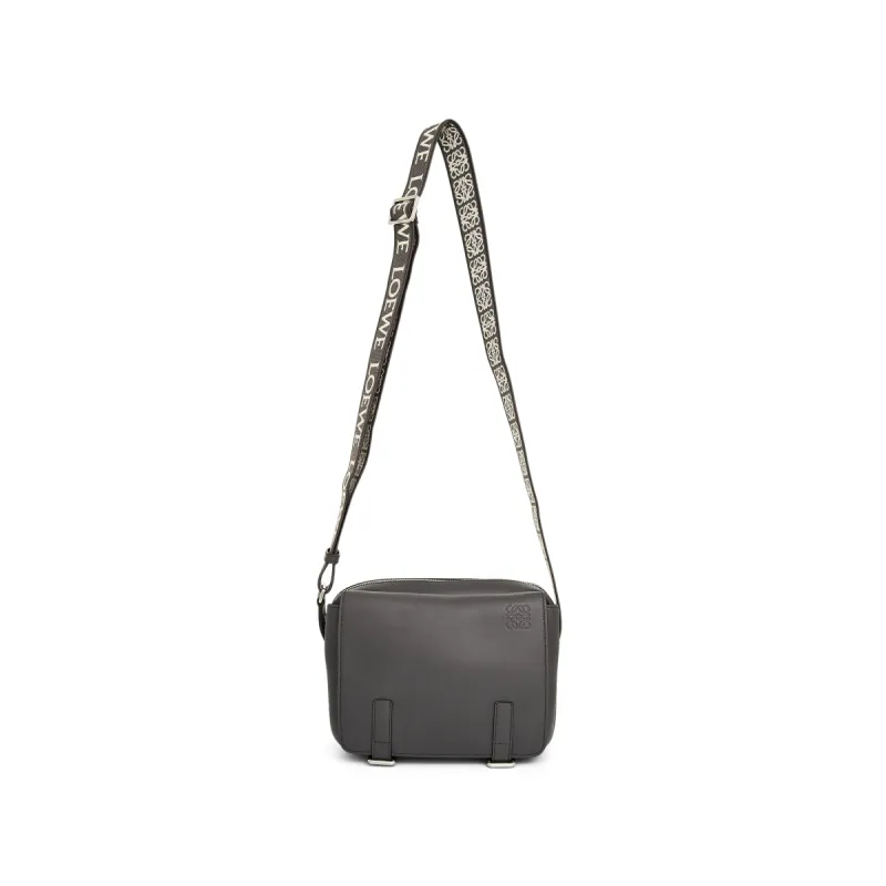 Military Messenger XS Bag in Dark Grey sold by MARAIS