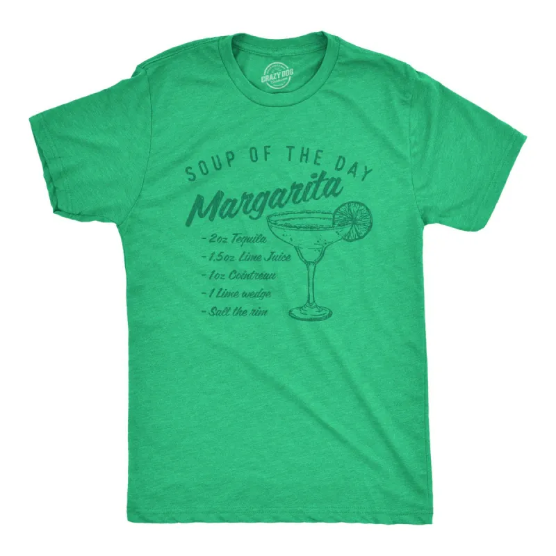 Soup Of The Day: Margarita Men's T Shirt sold by Crazy Dog T-Shirts