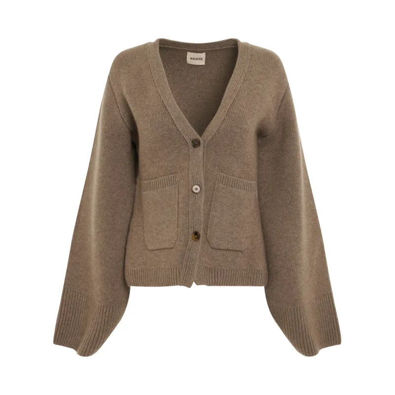 Scarlet Cardigan in Barley sold by MARAIS