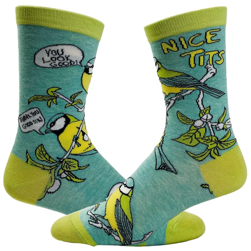 Men's Nice Tits Socks sold by Crazy Dog T-Shirts
