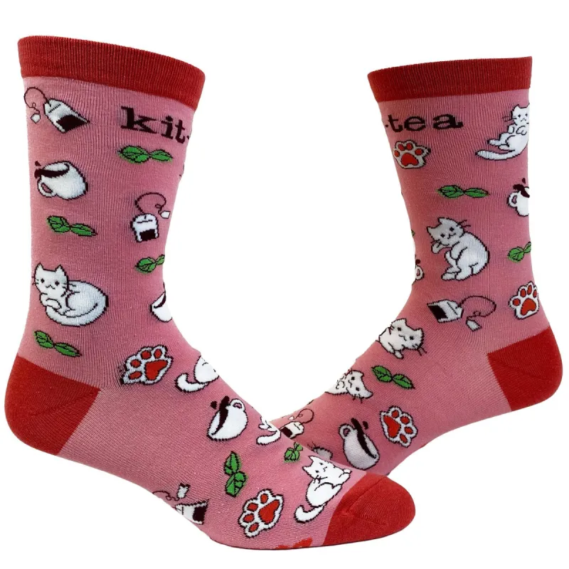 Womens Kit Tea Socks sold by Crazy Dog T-Shirts