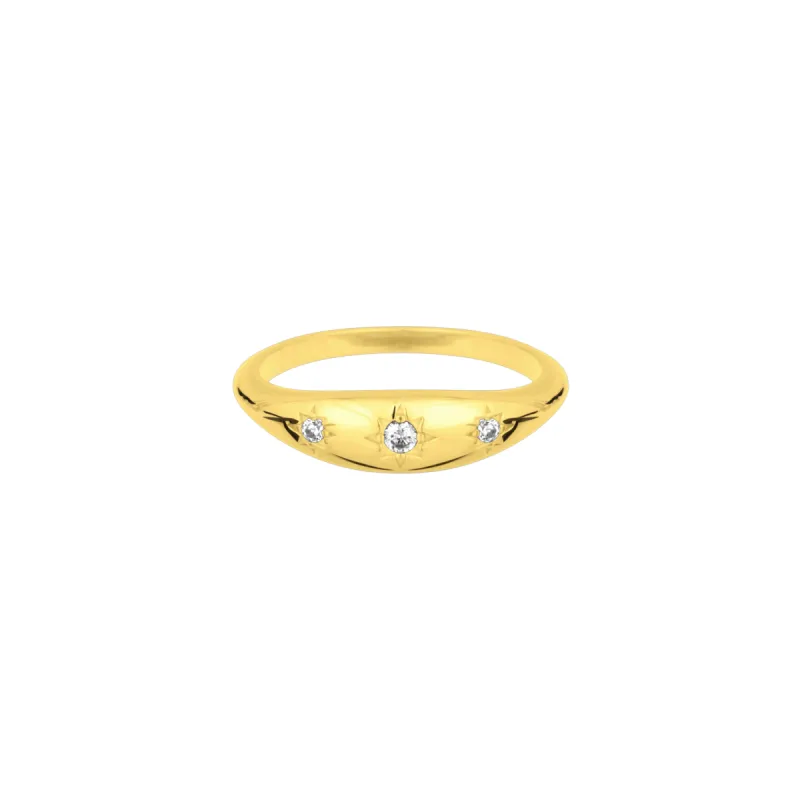 ASTRA SIGNET RING GOLD sold by FYB JEWELRY