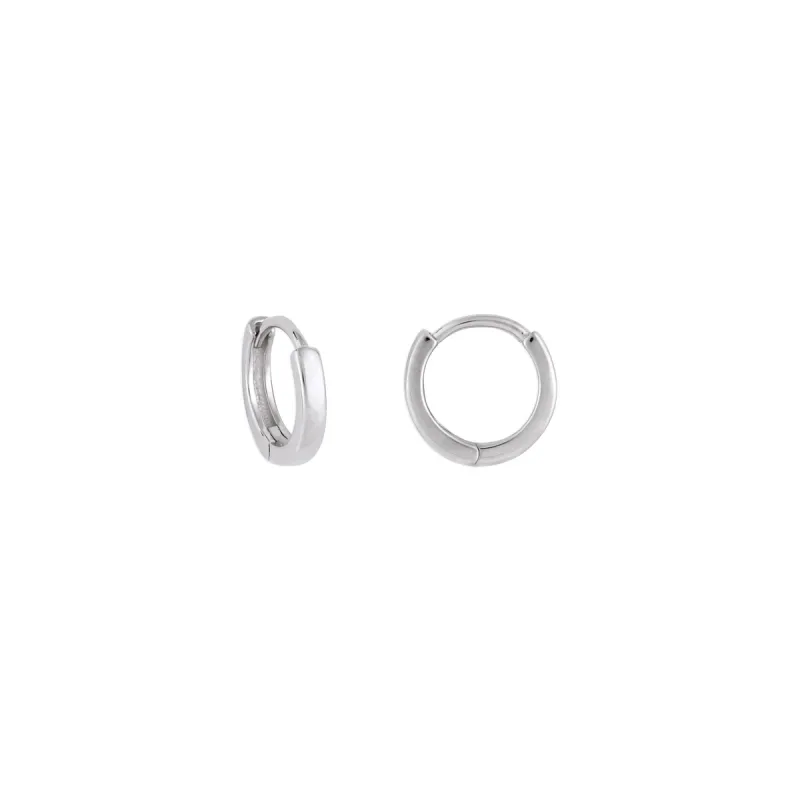 PETITE CHLOE HUGGIE SILVER sold by FYB JEWELRY