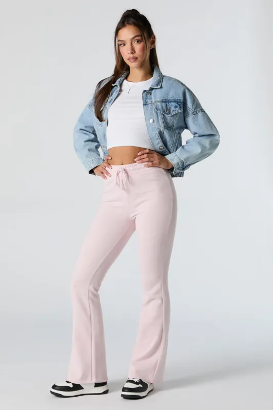 Fleece Flare Sweatpant sold by Charlotte Russe
