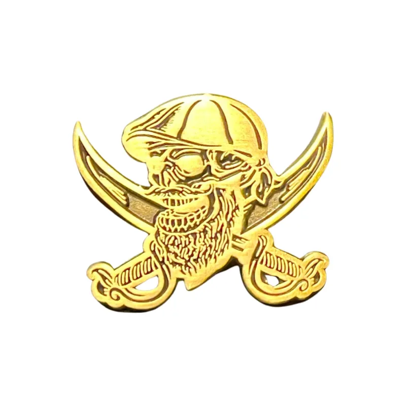 Boston Scally The Gold Captain Cap Pin sold by Boston Scally