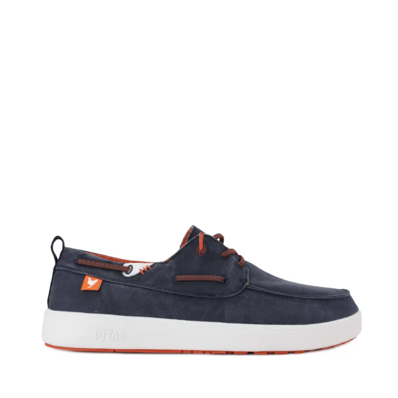 Pitas veterschoenen Maui Blauw sold by Donelli