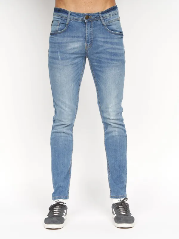 Tranfold Slim Fit Jeans Light Wash sold by Duck and Cover