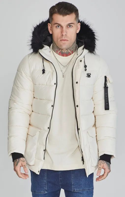 Ecru Parka sold by Siksilk