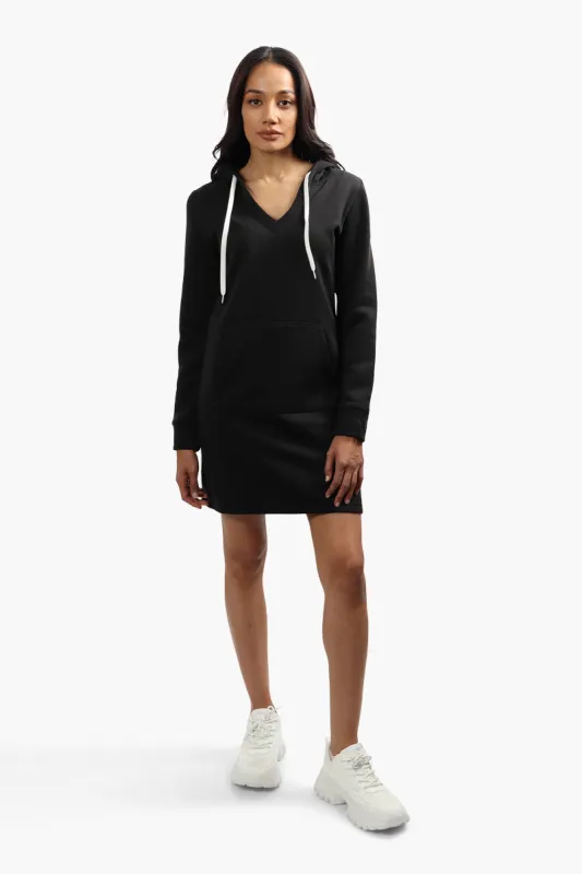 Canada Weather Gear Solid Tunic Hoodie - Black sold by Fairweather