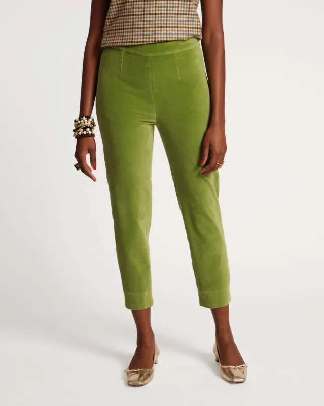 Lucy Velvet Cigarette Pant sold by Frances Valentine