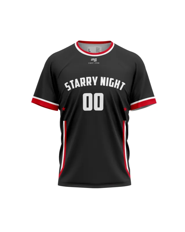 Custom Starry Night Basketball Shooting Shirt - Mens sold by FE Custom